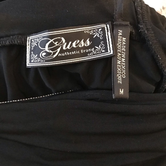 guess black tube top sz M - Picture 5 of 5